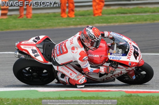 2009-05-09 Monza 1575 Superbike - Qualifyng Practice - Noriyuki Haga - Ducati 1098R
